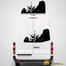 Van Mountain Vinyl Stickers