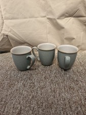 3x Denby Elements Light Grey
