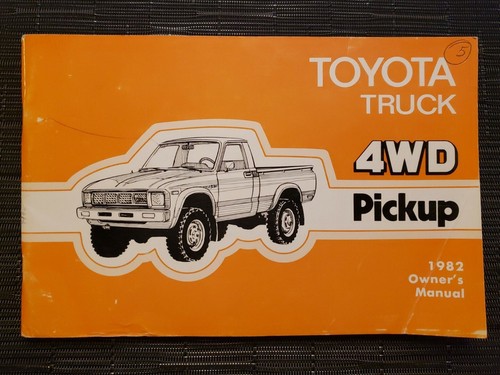 Original 1982 toyota - original, 4wd