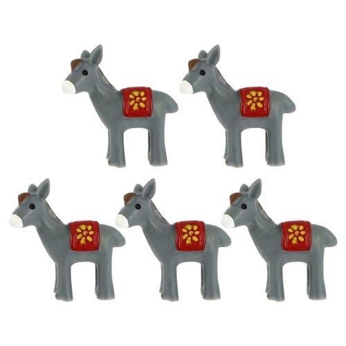 5pcs simulation donkey - 5pcs, 3d
