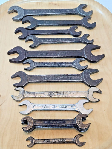 Vintage snail brand spanners - vintage,