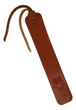 Leather Bookmark OWL Design
