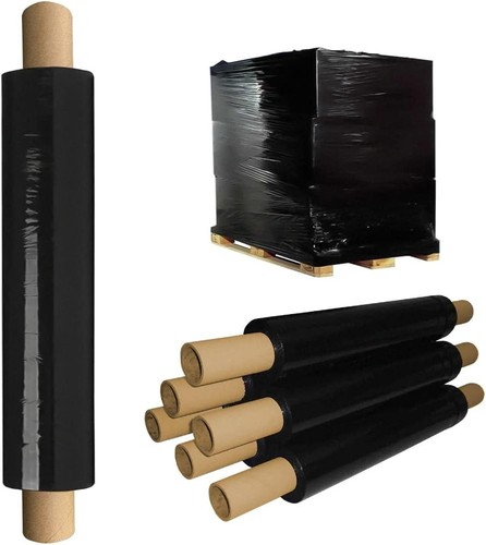 Black pallet wrap - black, stretch
