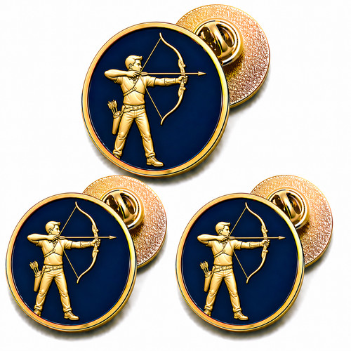 Archery lapel pin - lapel,