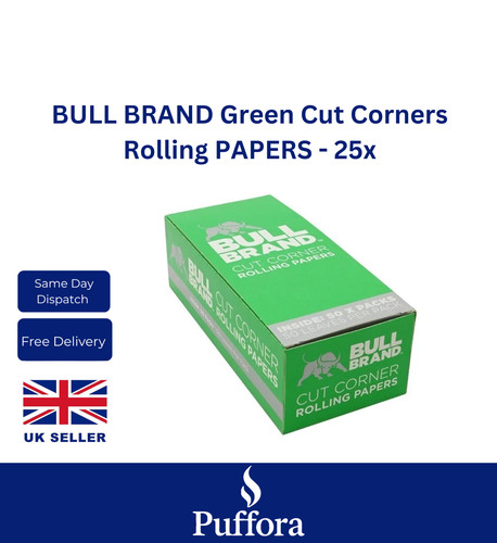 Bull brand green cut corners - green,