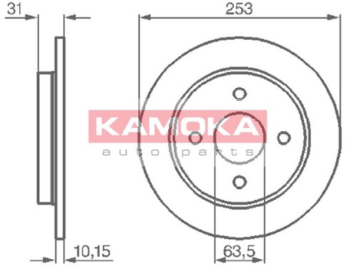 New brake disc - disc, for