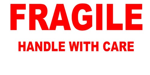 585 fragile handle - handle, care