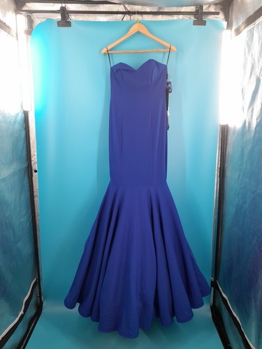 Pia michi royal blue strapless - blue,