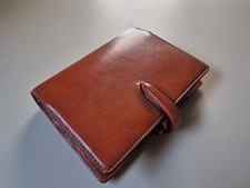 Filofax Bridle Italian leather tan personal size organiser Rare & beautiful 