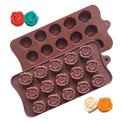Rose silicone cake chocolate - rose,