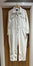 NEXT “EMMA WILLIS” Ladies Cord Boiler-suit /Jumpsuit, Ivory, Size 18 Petite, NWT