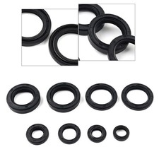 8Pcs Engine Oil Seal Kit Fit