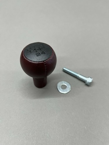 Burgundy leather g50 gear - leather, knob
