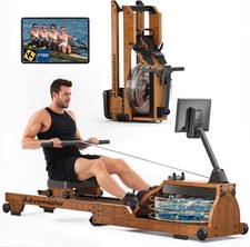 Rowing Machine, Water Foldable Rowing Machine for Home Gym, Fitness Exercise Mac