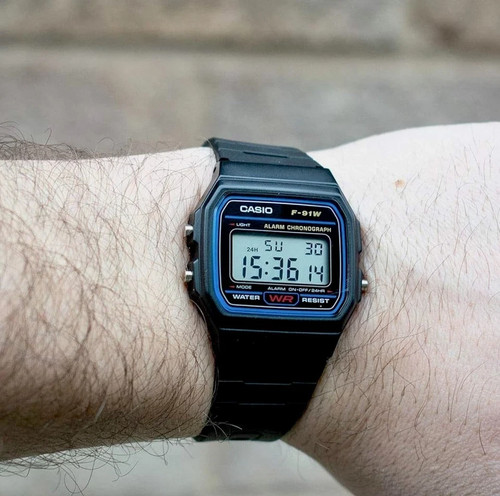 Casio 91w 1yer digital - casio, wrist