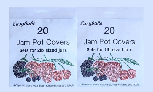 Transparent jam pot covers - transparent,