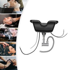 Barber Shop Shampoo Bowl Beauty Salon Hair Equipment Hair Backwash Sink Black