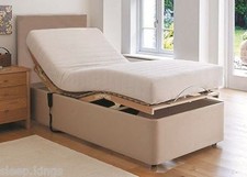 Restwell Electric Adjustable Bed Cream All Sizes + Mattress & Matching Headboard