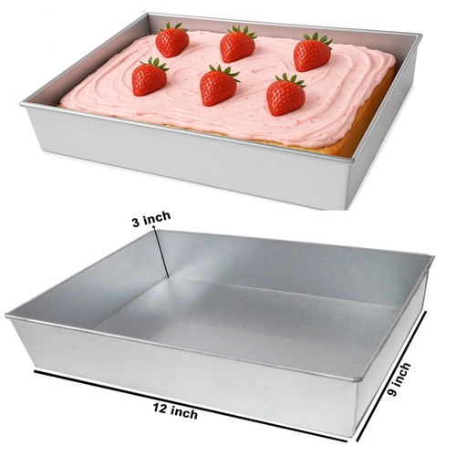 Single rectangle cake tin - cake,