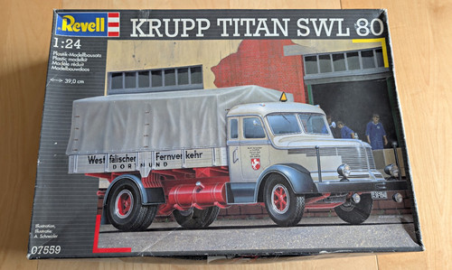 Revell krupp titan - revell, 1:24