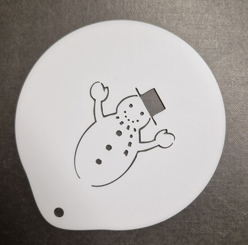 Happy snowman christmas coffee - christmas,