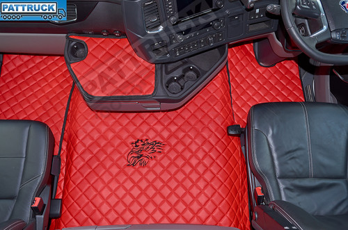 Eco leather floor mats set - eco,