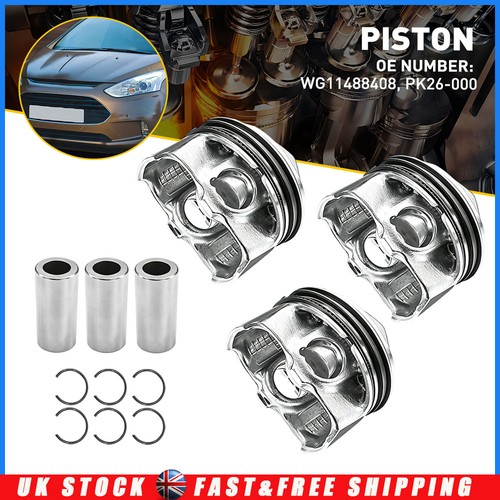 Set pistons with rings - 3,