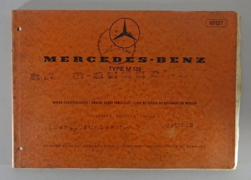 Parts catalogue mercedes - mercedes, benz