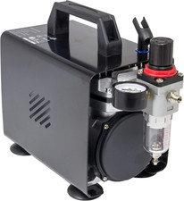 Quiet oil free airbrush - quiet, oil-free