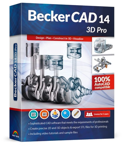 Beckercad pro cad - beckercad, 3d