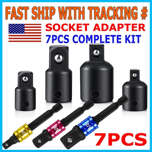 Socket adapter set hex shank - socket,