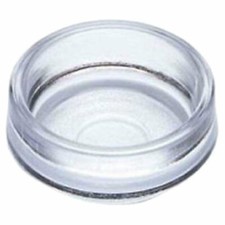 CASTOR CUPS FURNITURE FLOOR PROTECTOR GLIDES CLEAR PLASTIC 44MM ( pack of 4 )