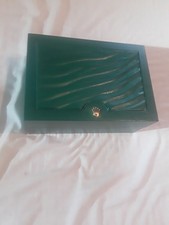 GENUINE ROLEX WATCH BOX GREEN OYSTER SMALL 39137.04 DATEJUST OYSTER PERPETUAL