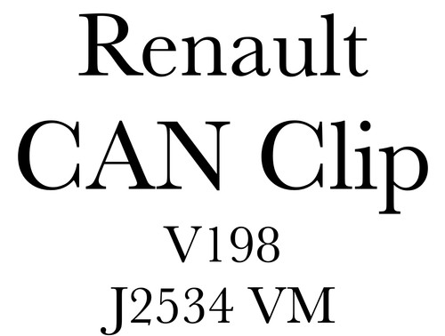 Renault dacia can clip - clip, 198