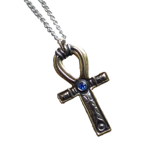 Egyptian ankh amulet necklace - amulet,