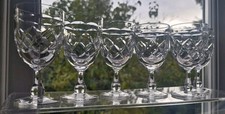 Set of 6 Tudor Crystal Sherry
