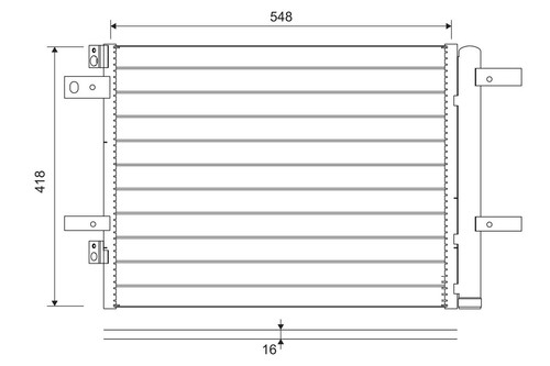Valeo 822564 condenser air - valeo-oe,