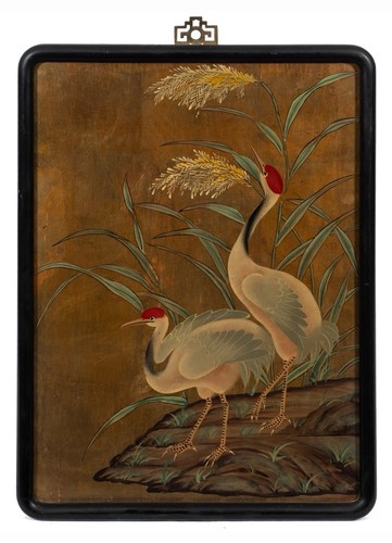Antique chinese silk painting - chinese,