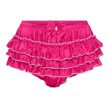 Satini Frilly Sissy Ruffled