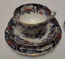 Antique W Hudson/Sutherland China Imari Tea Cup/Bowl And Saucer Trio No.251169