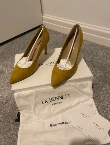 Bennett fern yellow suede - lk,