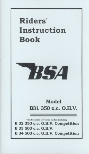 Bsa b31 b32 b33 - b31,