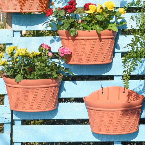 Wall hanging planters 5 - hanging, planters,11.5