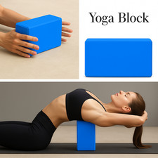 Yoga Blocks 2pcs - Fitness Block EVA Foam, Yoga Stretch Bricks for Rehab Pilates