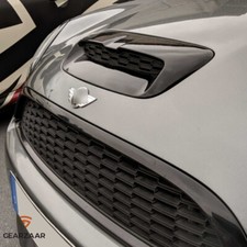 3PCS Gloss Black Front Grille