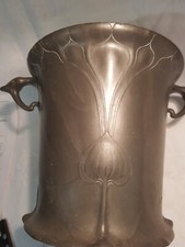 art nouveau pewter ice bucket