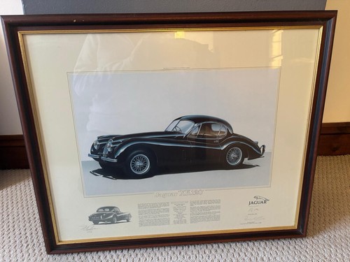 Jaguar xk120 print - jaguar, 850