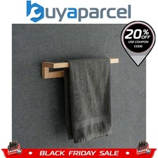 Southbourne Wooden Beech Bathroom Cloakroom Single Towel Rail Bar Holder Hanger