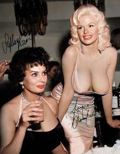 Jayne mansfield sophia loren - sophia,