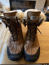 UGG Australia Adirondack Boots – Brown – UK 9 (Run Small)